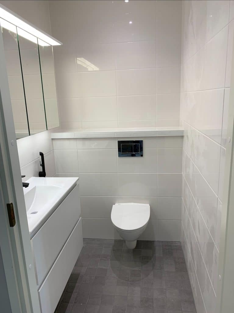 MRsauna-sisaremontit-Uusimaa-Helsinki-Espoo-Vantaa-Nurmijarvi-Klaukkala-Tuusula-Kirkkonummi Juuri remontoitu wc.